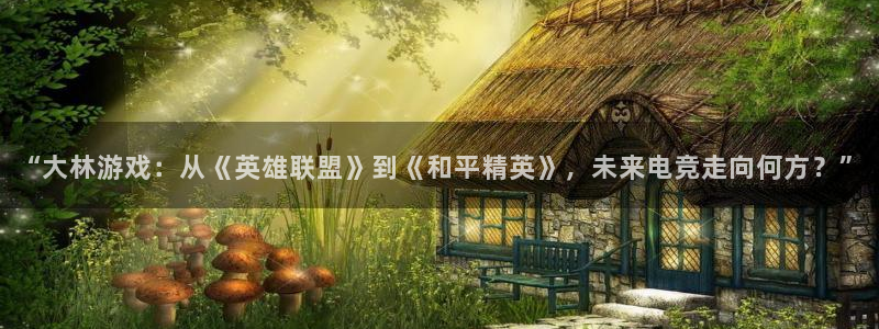 赢咖娱乐app下载：“大林游戏：从《英雄联盟》到《和平精英》