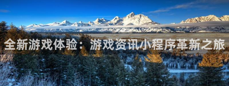 赢咖娱乐测速登陆：全新游戏体验：游戏资讯小程序革新之旅